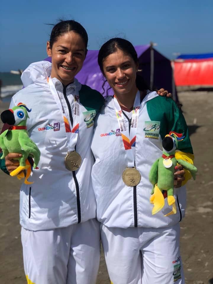 HERMANAS LINA Y ALEJANDRA RAGA LE DAN SEGUNDA MEDALLA DE ORO AL QUINDÍO EN JUEGOS NACIONALES