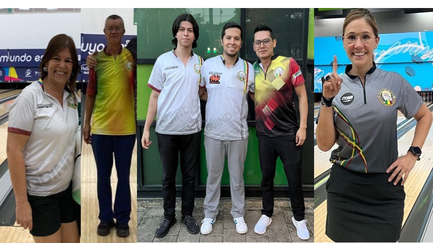 CUATRO HOMBRES Y DOS MUJERES, APORTE DEL QUINDÍO PARA LAS SELECCIONES COLOMBIA DE BOWLING 2023