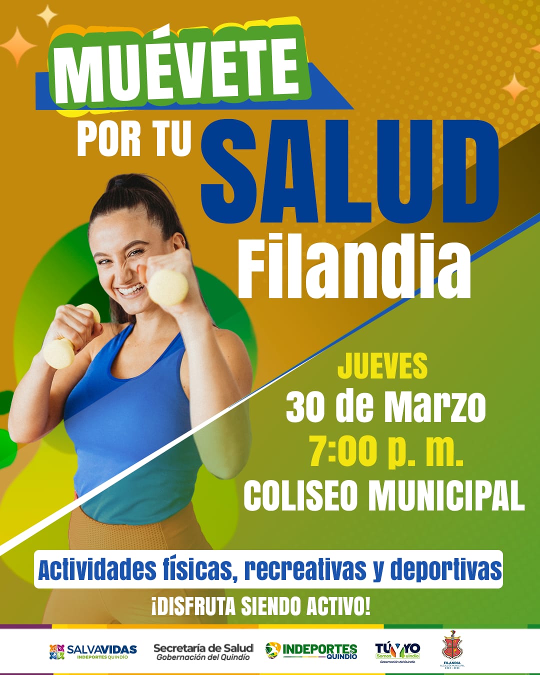 “MUÉVETE POR TU SALUD” LLEGA AL MUNICIPIO DE FILANDIA