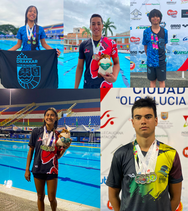 DESTACADA ACTUACIÓN DE LA LIGA DE NATACIÓN DEL QUINDÍO EN CAMPEONATO INTERNACIONAL