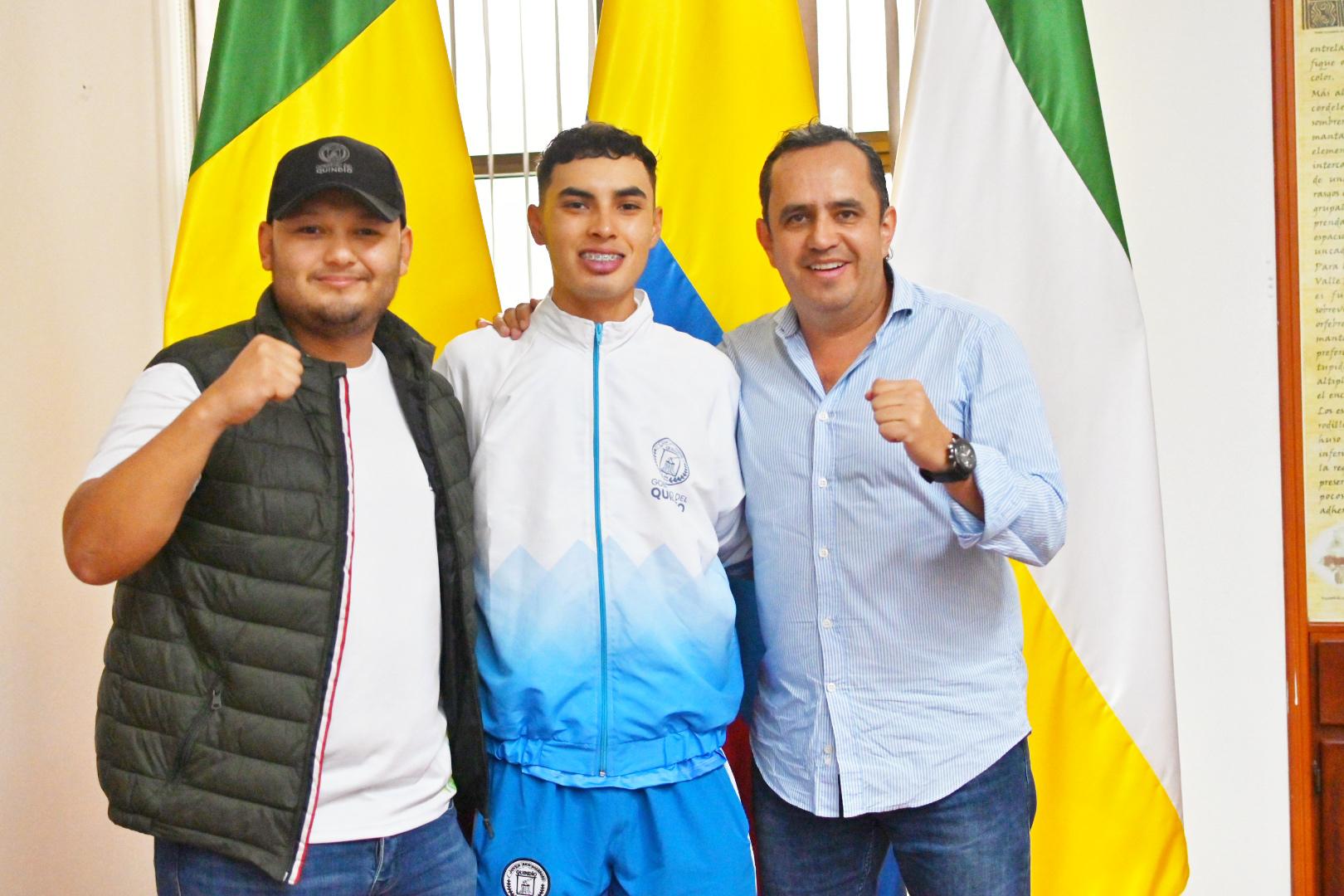 GOBERNADOR REAFIRMA SU APOYO AL CICLISTA DIEGO PESCADOR, QUE SEGUIRÁ SIENDO IMAGEN DEL GOBIERNO DEL QUINDÍO