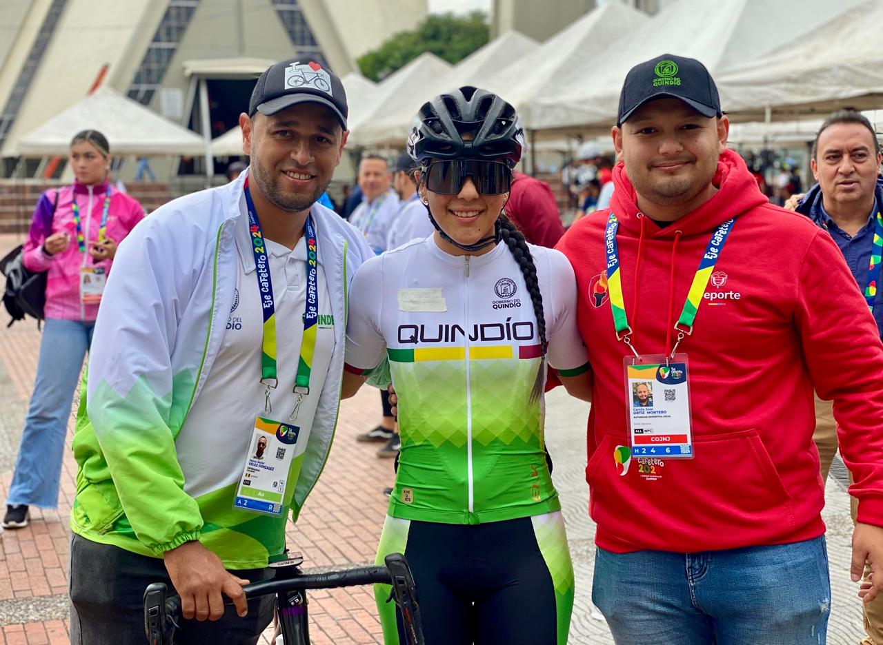 MANUELA BURGOS, 16 EN LA PRUEBA DE RUTA FEMENINA DE LOS JUEGOS NACIONALES JUVENILES 2024