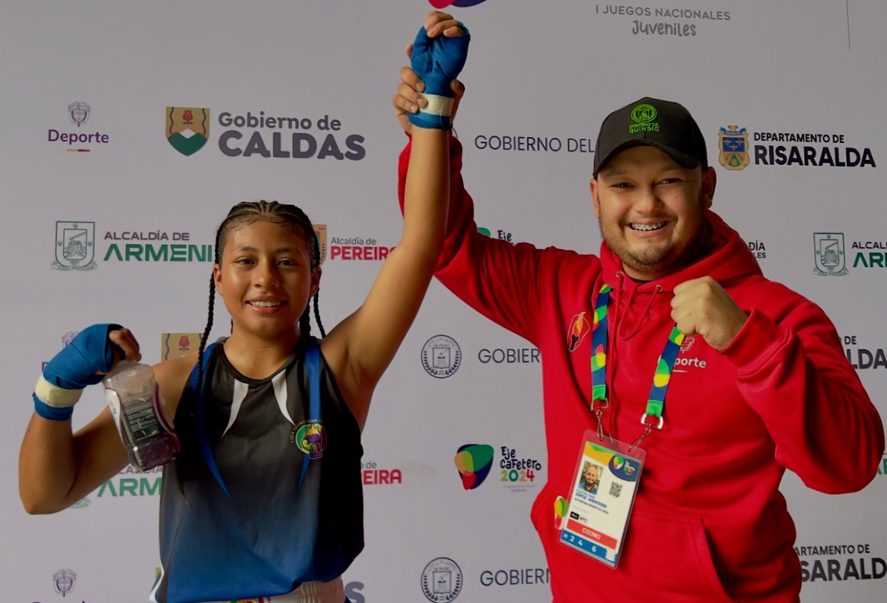 DANNA DAMARY PÉREZ: PLATA HISTÓRICA PARA EL BOXEO QUINDIANO EN LOS JUEGOS NACIONALES JUVENILES