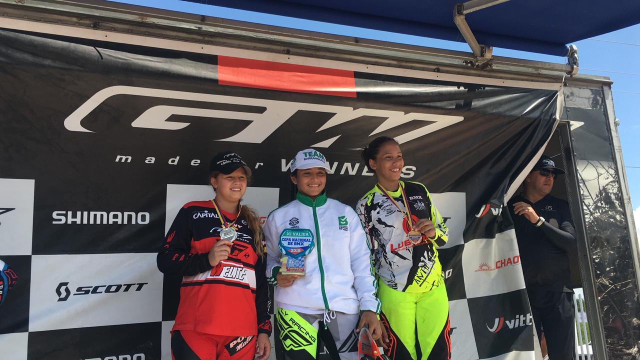MEDALLAS QUINDIANAS EN LA COPA NACIONAL DE BMX