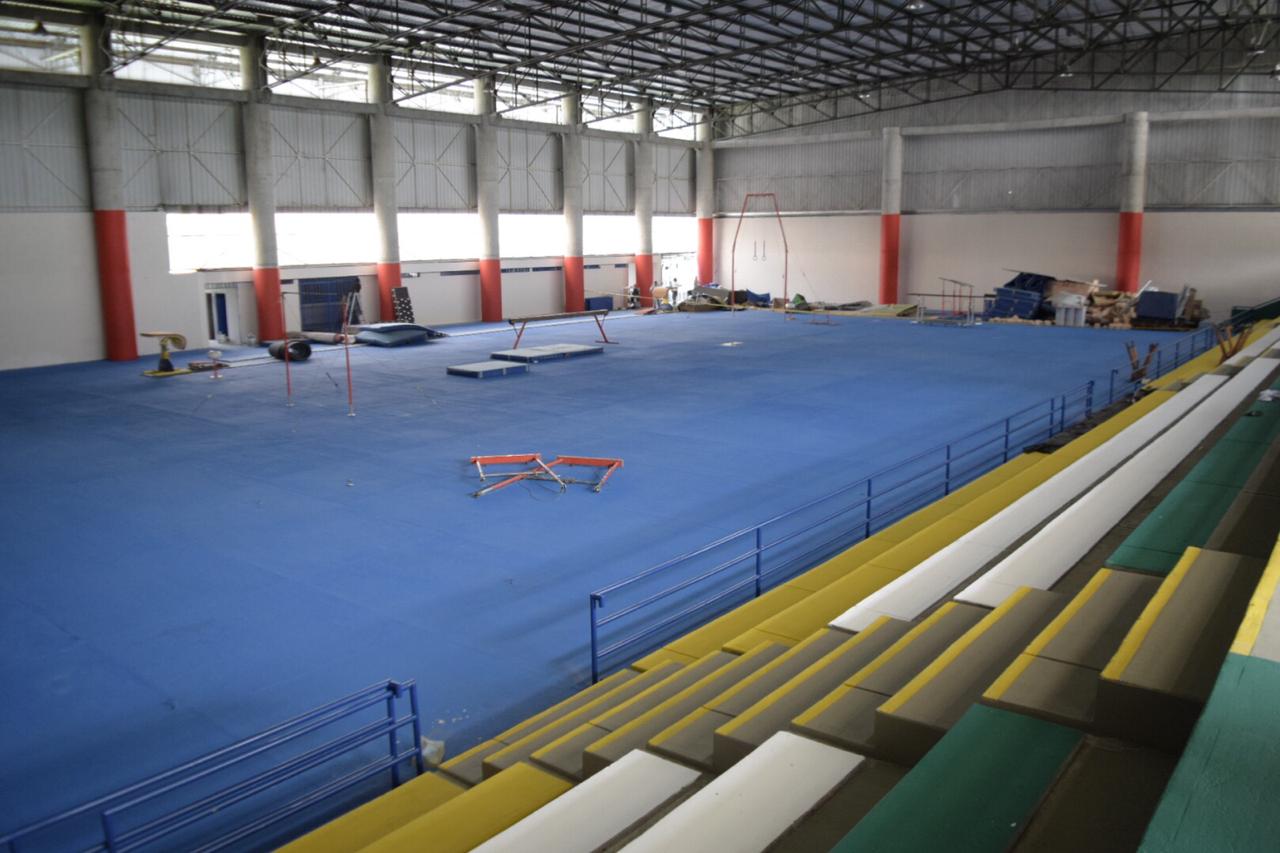GOBERNACIÓN DEL QUINDÍO TRABAJA EN LA REHABILITACIÓN Y MANTENIMIENTO DEL COLISEO DE GIMNASIA DE ARMENIA