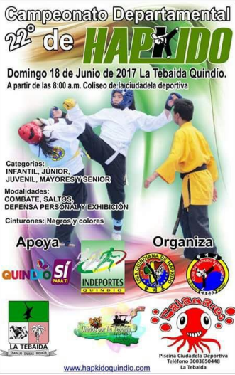 LA GOBERNACIÓN DEL QUINDÍO BUSCA VISIBILIZAR NUEVOS TALENTOS Y FOMENTAR ESTILOS DE VIDA SALUDABLE CON EL CAMPEONATO DEPARTAMENTAL DE HAPKIDO