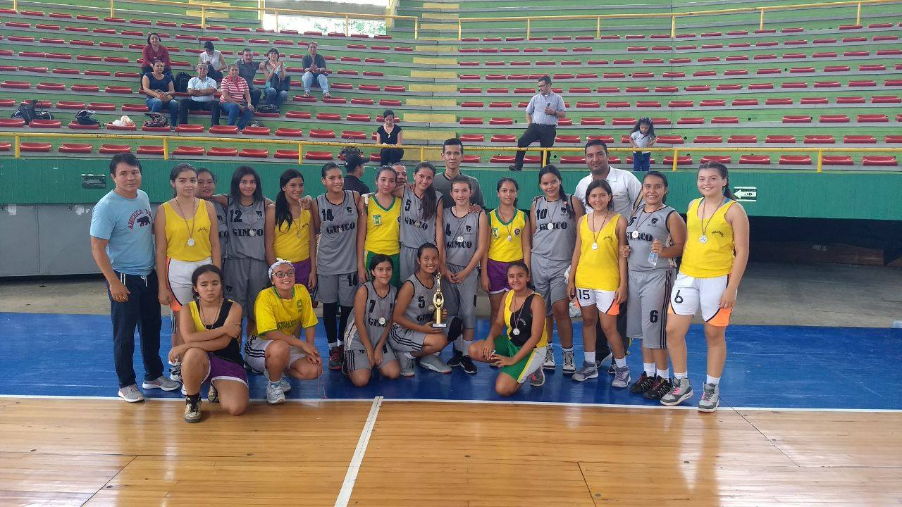 CAMPEON JUEGOS SUPERATE INTERCOLEGIADOS PRE JUVENIL BALONCESTO FEMENINO