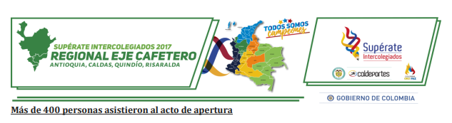ARMENIA INAUGURÓ SU SEMANA DE COMPETENCIA REGIONAL SUPÉRATE