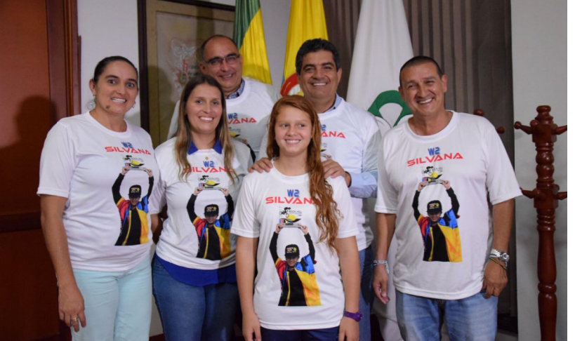 SUBCAMPEONA MUNDIAL VISITÓ AL GOBERNADOR DE LOS QUINDIANOS